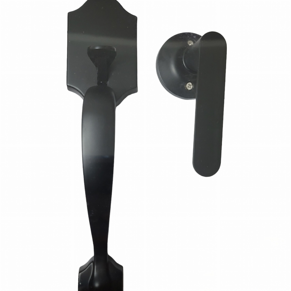 Entrance lock handle set